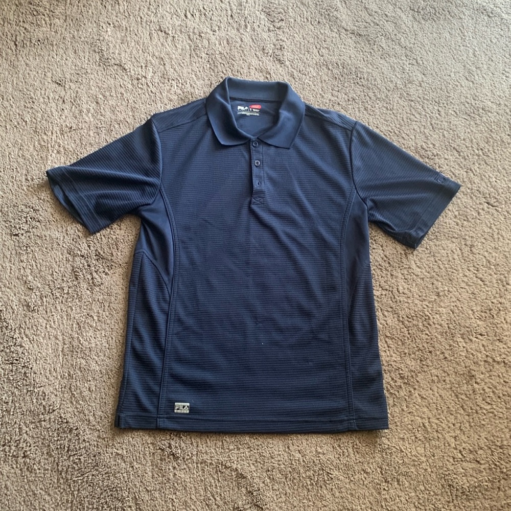 Men’s blue Fila Sport Golf size small athletic polo shirt.